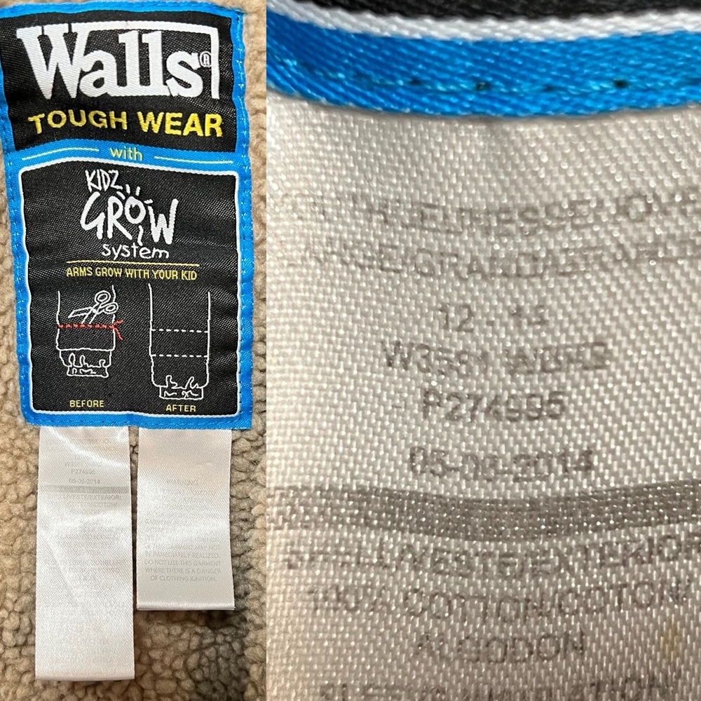 Walls Tough Wear Black Hooded Jacket - Picture 16 of 16